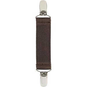 Hold'Em Elastic Scarf and Hat Clips Attacher Extra Heavy Clips  - Brown